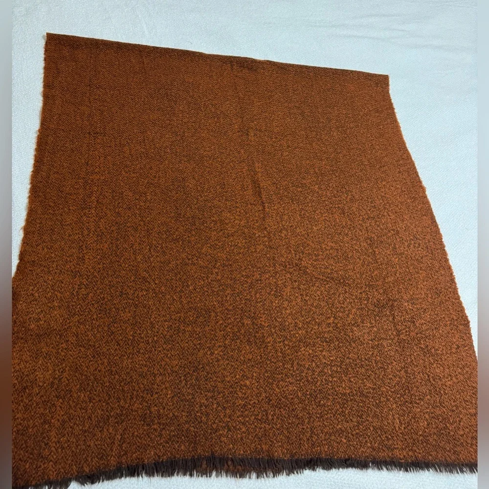 Zara Accessories Blanket Scarf Shawl Wrap Soft Cozy Herringbone Print 80x40